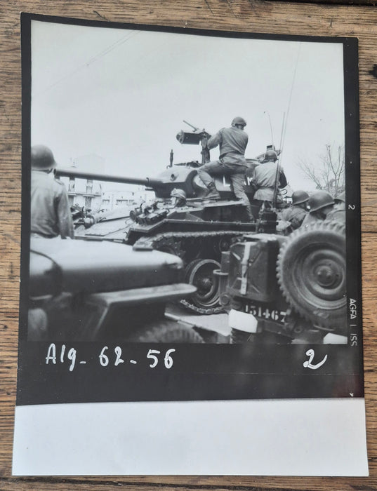 Presse 17 photos Algérie guerre photographie tirages postérieurs v. 1961-1962 OAS