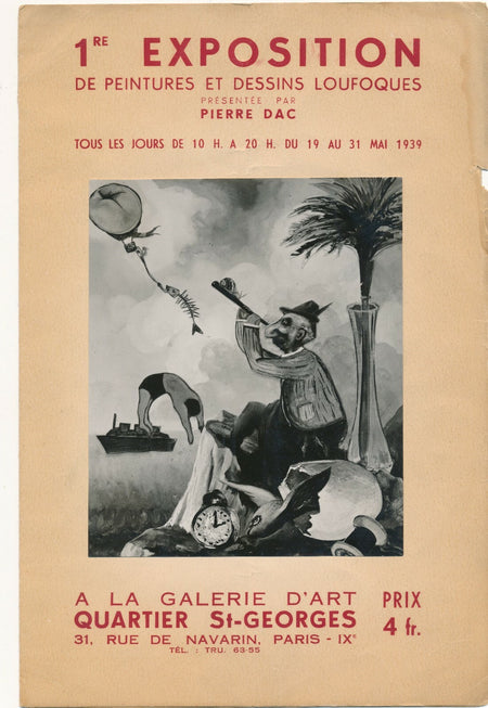 , 1939 avec photo liste artiste