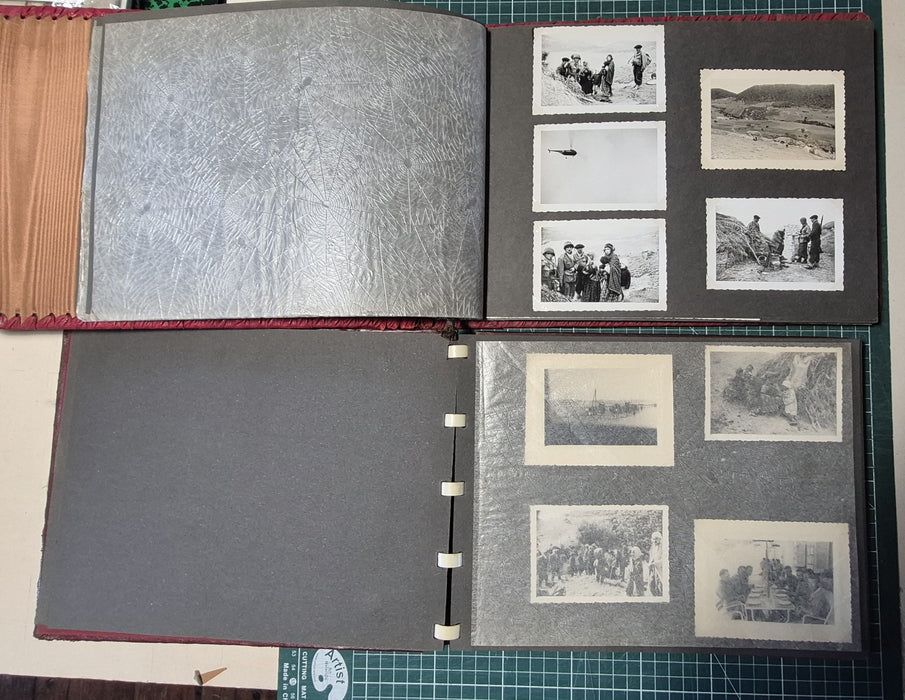 2 albums photographies Algérie guerre chasseurs alpins 14e BCA 10e compagnie