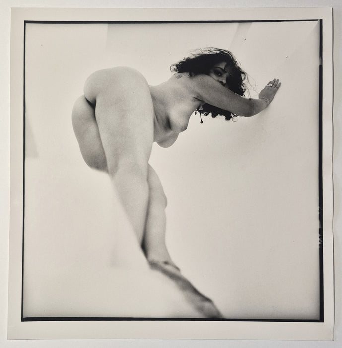 Photographie Etude, fesses tirage époque années 1980 corps jambes