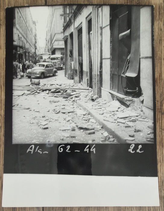 Presse 17 photos Algérie guerre photographie tirages postérieurs v. 1961-1962 OAS