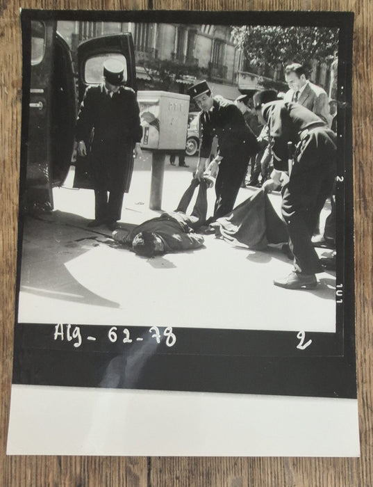 Presse 17 photos Algérie guerre photographie tirages postérieurs v. 1961-1962 OAS