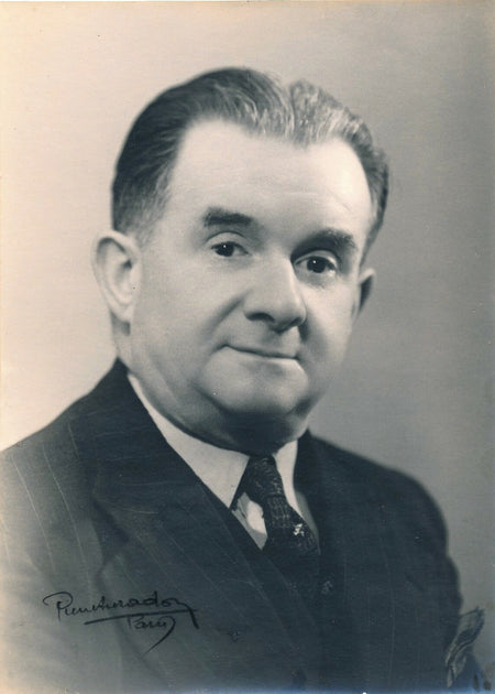 portrait Pierre AURADON v. 1950 2 photographie argentiques signés homme