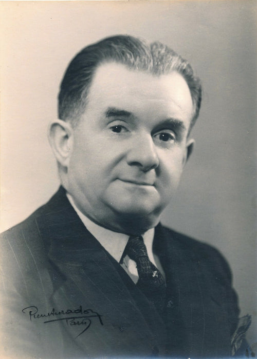portrait Pierre AURADON v. 1950 2 photographie argentiques signés homme