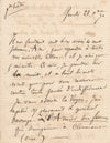 Francisque de BIOTIÈRE 27 lettres autographes signées à Eugène de LA COTTIÈRE