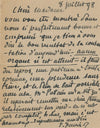 Pierre PUVIS DE CHAVANNES épouse Cantacuzène lettre autographe signée 1898