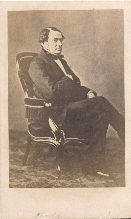 Politique banquier Achille Marcus Fould cdv albumine v. 1860 photo carte visite