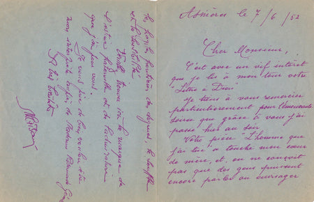 Maurice LAISANT 3 lettres autographes signées à Maurice Rostand 
