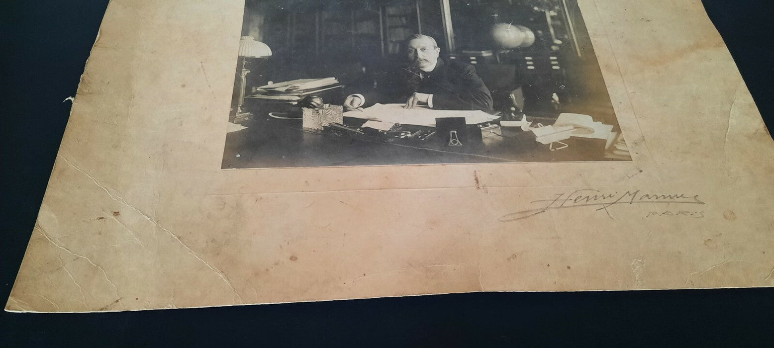 Leopold BELLAN signée Henri Manuel photo photographie