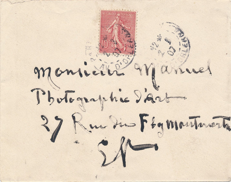 Jean-Paul LAURENS à Henri MANUEL photographe est satisfait de ses portraits