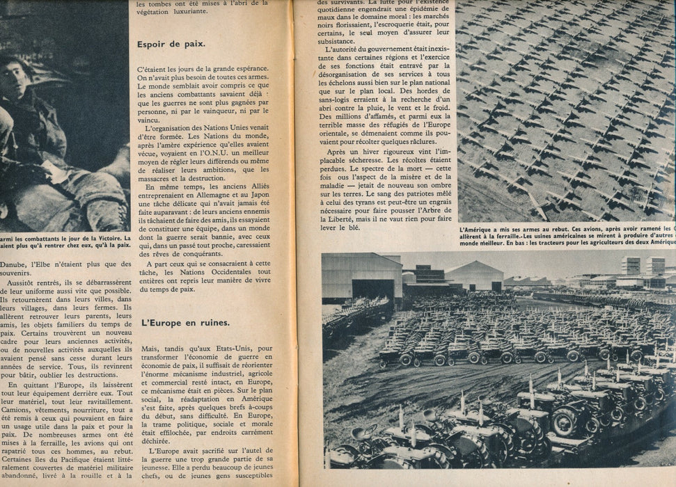 RARE Brochure propagande bienfaits OTAN, 32 p vers 1953 militaria 