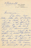 Famille Breuil de Pontbriand comte comtesse Combourg autographe 5 lettres Havre