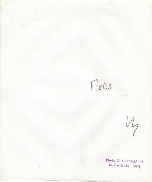 Pedro Flores Garcia (1897-1967), peintre espagnol portrait photographie époque