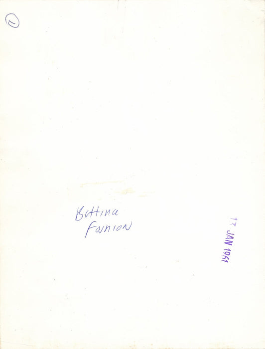 4 photo mannequin Bettina Lucky Woos Lamy années 60 et 3 photos défilés