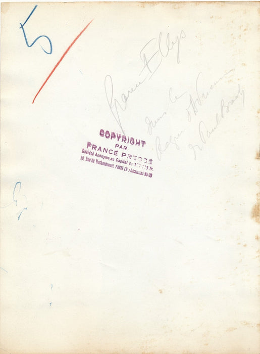 France ELLYS Le Règne d'Adrienne film Paul Brach photo 1934 parfum Florel