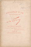 Nadar 2 photo photographies albuminé actrice théâtre Mlle Dubois v. 1880