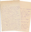 2 lettres autographes signées Léonce DÉTROYAT propose un nouveau ballet Massenet