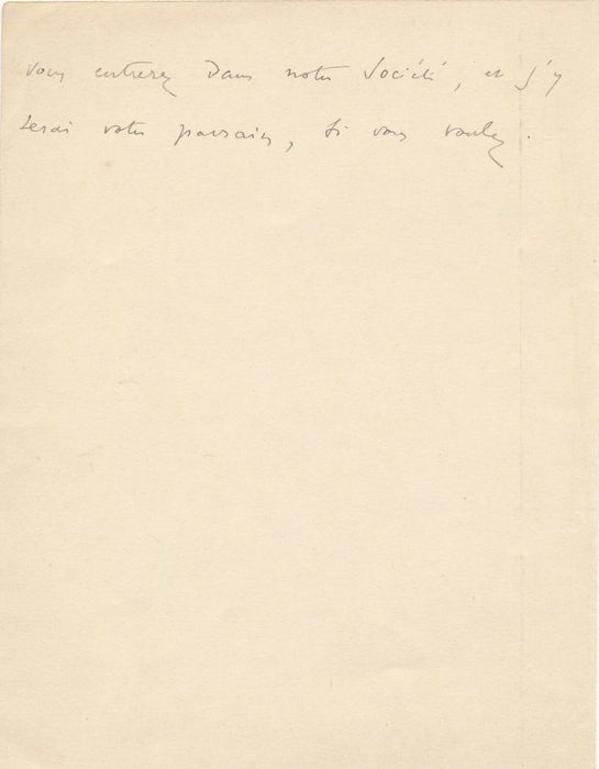 Edmond HARAUCOURT Lettre autographe signée Chien Flamberge succès musée Cluny
