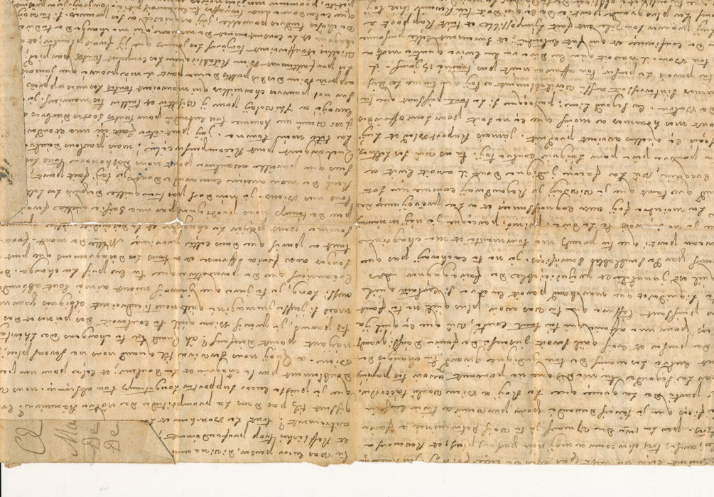 Lettre manuscrite adressée à « comtesse Murinais rue hôtel Poitou au Marais