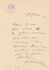 Ferdinand BAC 1 carte autographe signée ET 1 lettre échanges voeux