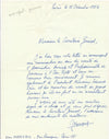 Jean MARCEPOIL XXe lettre autographe signée graveur eau forte ET gravure signée
