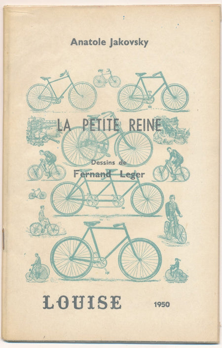 Anatole JAKOVSKY La Petite Reine envoi autographe signé ET carton d'invitation