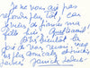 Janick Lederle peintre danse lettre et carte autographe exposition