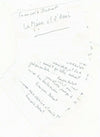 François DODAT lettre autographe signée ET recueil autographe poèmes Main Ami