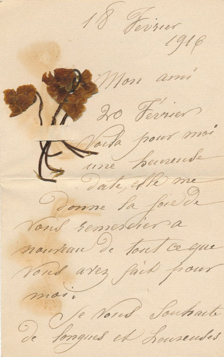 Juliette ROSE actrice veuve du comédien CLARENCE lot 5 touchantes lettres aide