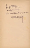 bel ensemble autographe Paul FORT 2 lettres 2 cartes 1 lettre épouse dédicace