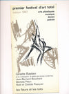 danse catalogue Premier festival d’art total 1967 Ginette Bastien Boucharé