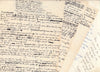 écrivain Paul GUTH ensemble 1 manuscrit autographe 3 lettres 2 dédicaces !