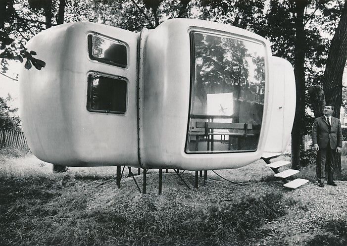 maison Bulle a six coques Maneval 1966 architecture photo photographie