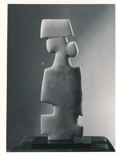 Photographie Geza Vandor Etienne Hajdu sculpture argentique vintage 