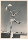 sourire Femme vacances ! plage ? photo photographie et négatif, vers 1930
