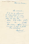 art Charles Réal (1898-1979), peintre bordeaux 2 lettres autographes signées 