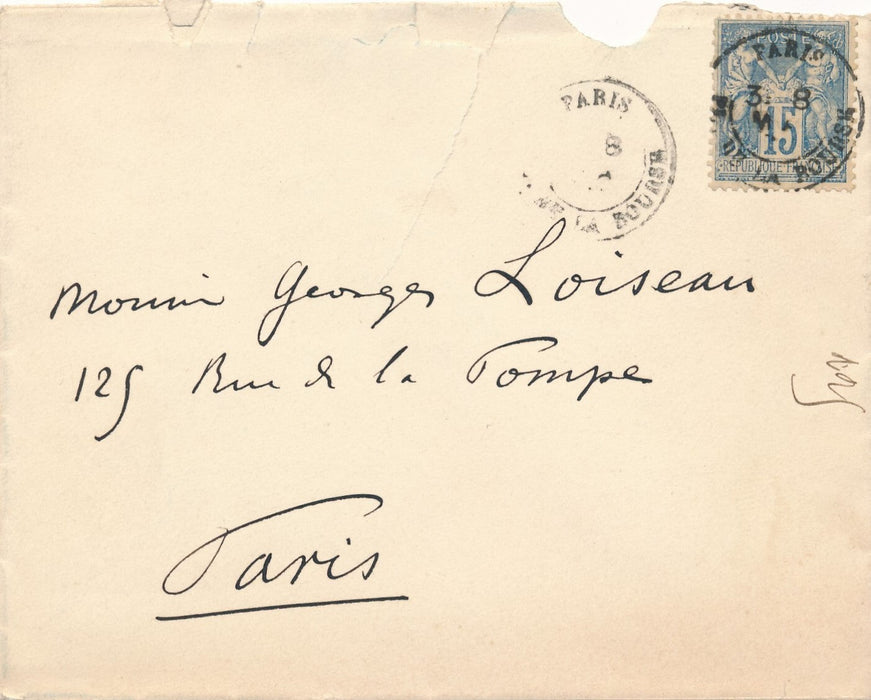 Émile PALADILHE bel hommage à Ambroise THOMAS lettre autographe signée 1894