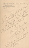 Frantz JOURDAIN architecte 3 lettres autographes signées Joachim MALÉZIEUX