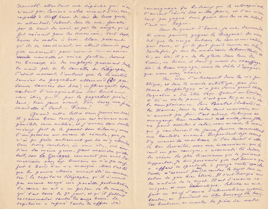 Édouard CADOL 9 lettres autographes signées belle correspondance sur le théâtre