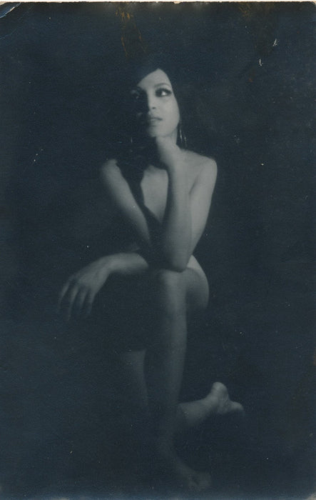 2 portraits femme ombre sexy  nu photo photographie v. 1960