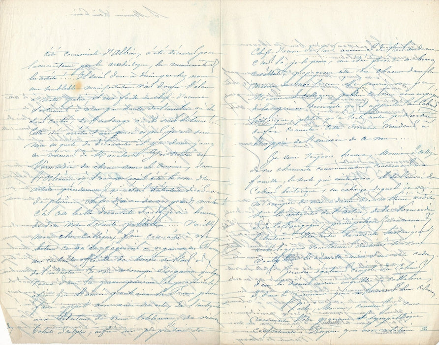 Charny amateur Louis Paris Napoléon Antoine Auvray 6 lettres  et 2 manuscrits