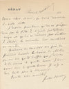 Jules Simon 2 lettres autographes signées contre les femmes à polytechnique !