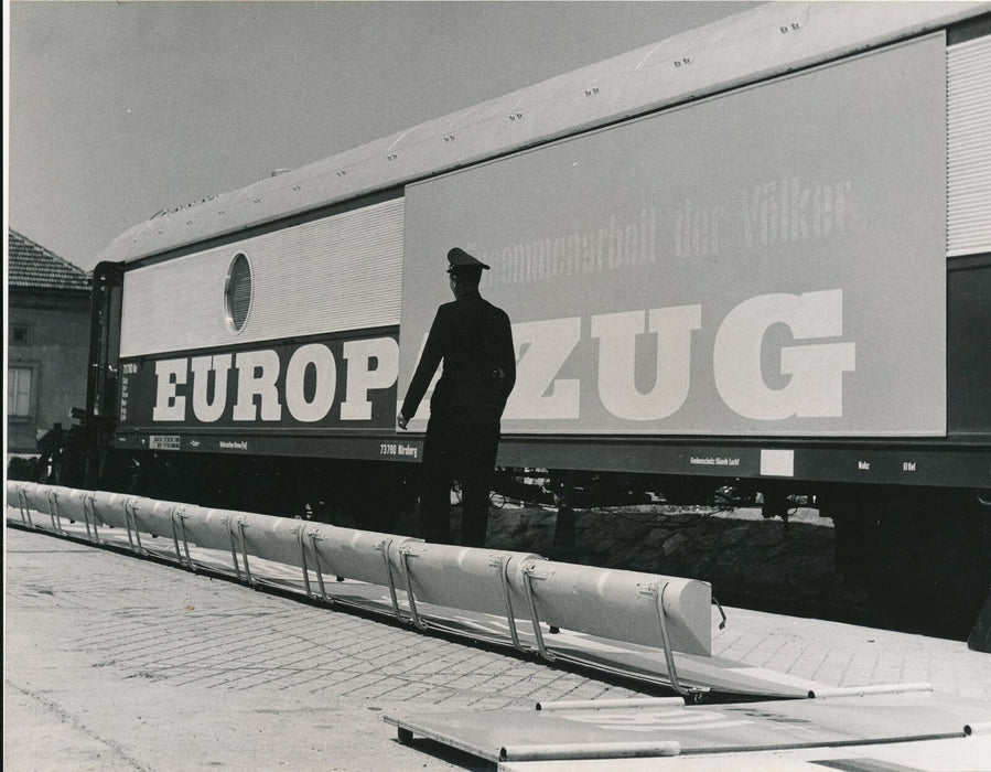 Autriche Vienne Europazug Train de l’Europe 4 photos photographie exposition