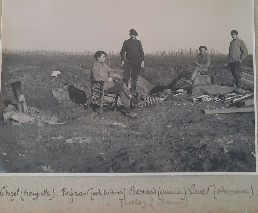 Première guerre mondiale album photo 80 tirages Laffaux Gerbéviller Godat Estrée