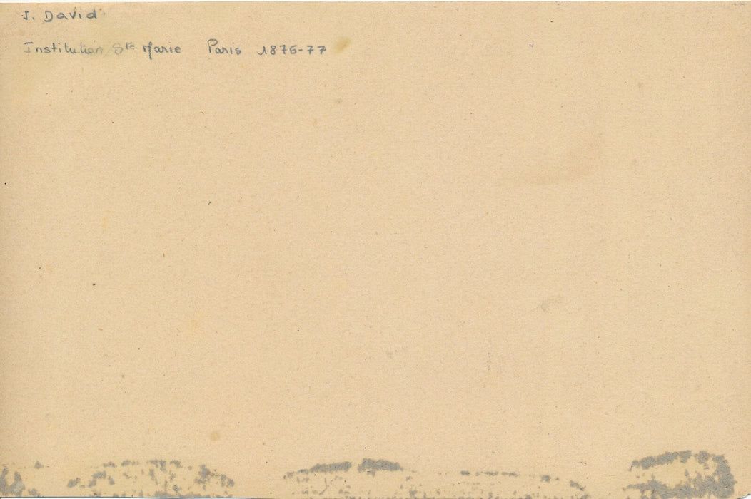 Institution Sainte-Marie 1877  Paris, portrait élèves photo photographie ecole