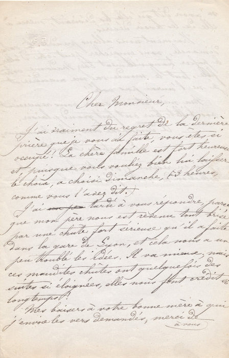 Ernestine DROUET à Isidore Geoffroy SAINT-HILAIRE  tâche d’être poëte 12 lettres