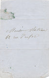 Élisa  Marianne de LAMARTINE lettre autographe signée Oeuvres des familles