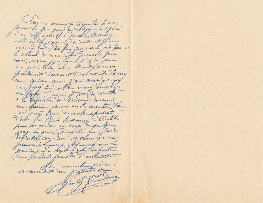 Frantz JOURDAIN à dramaturge et scénariste Henri Duvernois 4 lettres autographes