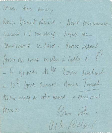 Albert DELPIT 3 lettres autographes signées écrivain collabore avec E. Portalis