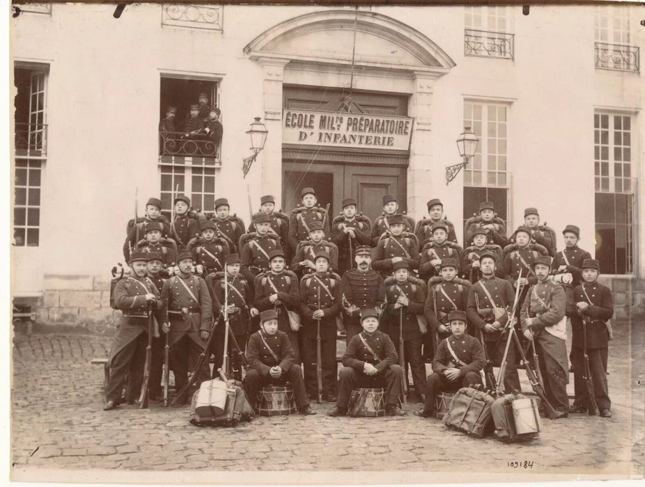militaria militaire infanterie Rambouillet 1888 12 tirages époque escrime armes